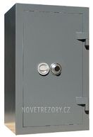 Certifikovaný trezor s mechanickým kombinačním zámkem a vnitřní schránkou PT 100 MKZ