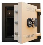 Ohnivzdorný trezor - elektronický zámek GRIFF_FS45E / ohnivzdornost 30min / 65kg