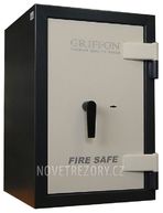 Ohnivzdorný a certifikovaný trezor - GRIFF_FSL 70 / ohnivzdornost 30min / 65 kg