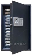 Sejf / skříňka na klíče Key T 144 - elektronický zámek - BAZAR / 18 kg