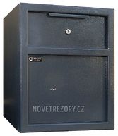 Vhazovací trezor s klapkou - střední RD 48 - BAZAR / 31 kg