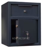 Vhazovací trezor s klapkou - střední RD 48 - BAZAR / 31 kg
