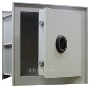 Stěnový trezor s mechanickým kombinačním zámkem STJ 5 C - BAZAR / 31 kg